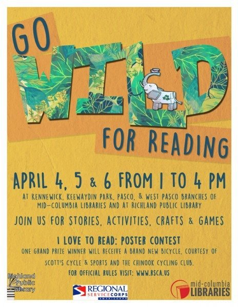 Mid-Columbia Libraries Presents Go Wild for Reading Featuring Fish and Wildlife Conservation